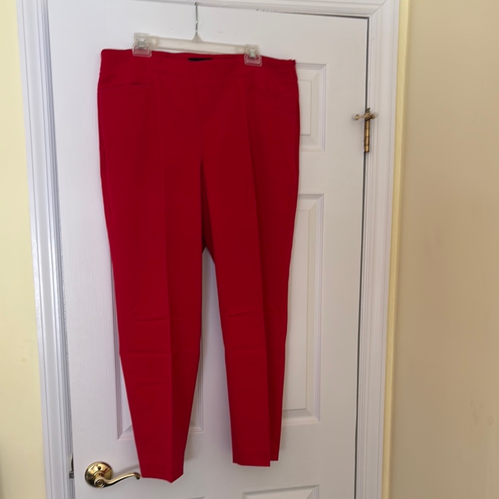 Red Women's Pants